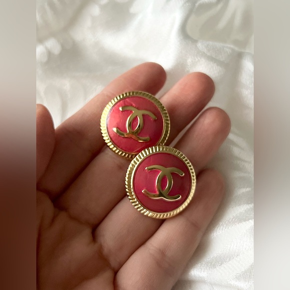 Authentic Statement Chanel Earrings - Picture 6 of 13